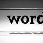 just one word