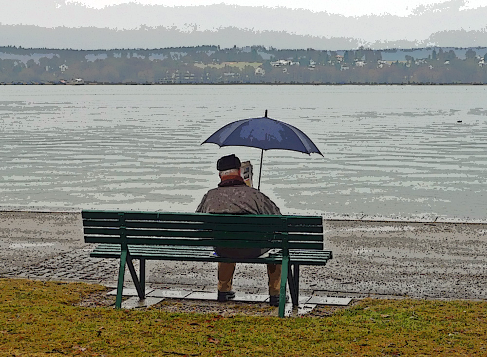 Just sitting in the rain