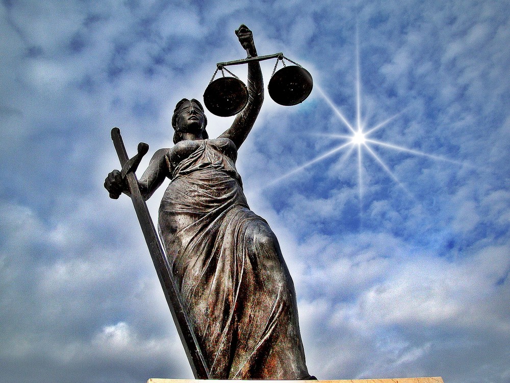 Justitia " ** Das Weltweite " SYMBOL" für Gerechtigkeit Foto & Bild