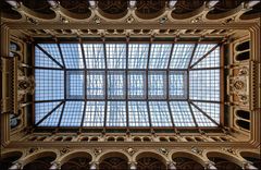 Justizpalast Wien - Glasdecke der Aula