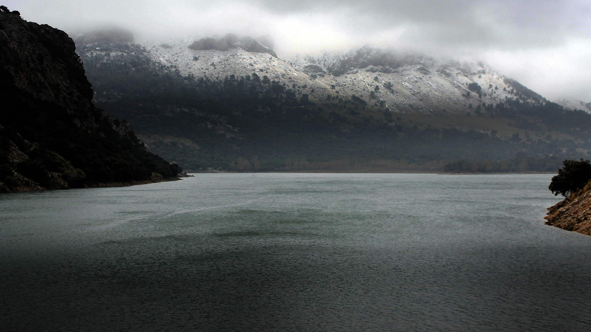 Justo antes de la gran nevada en Tramuntana