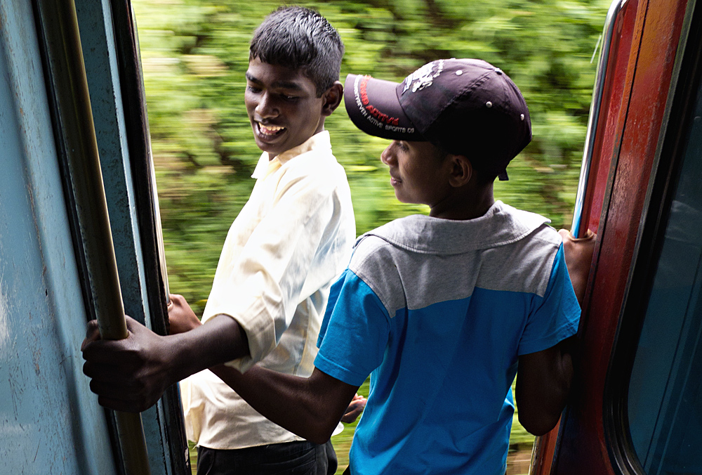 juveniles on train