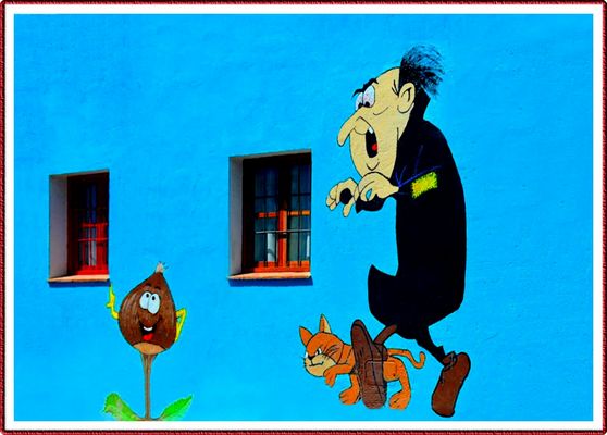 Juzcar, Malaga. El pueblo de los pitufos.