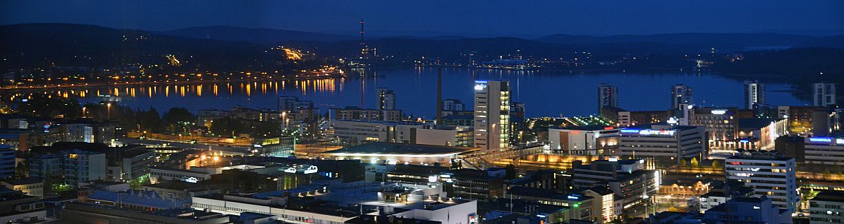 Jyväskylä at night