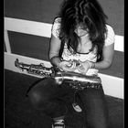 K... and her Saxophone...