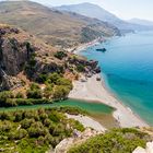 K r e t a  -  Blick auf den Strand von Preveli ......