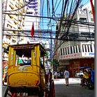 Kabelsalat in Manila.