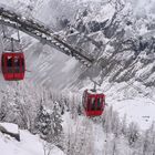 Kabinenseilbahn / Drótkötélpályás felvonó - Montenvers