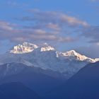 Kabru und Kanchenjunga im Morgenlicht