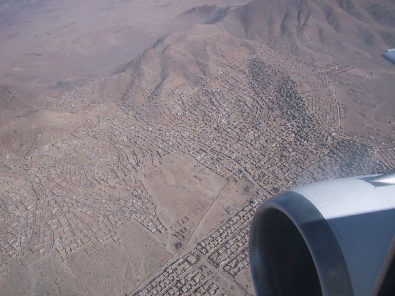 Kabul from plane