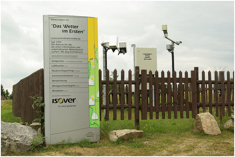 Kachelmann-Wetterstation auf dem Erbeskopf