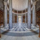 Kacina Empire Bibliothek | Blick in die Rotunde