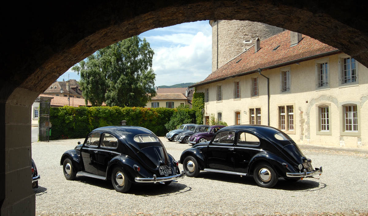 Käfertreffen im Schloss Rolle am Genfersee