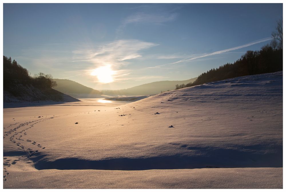 Kälte und Morgensonne