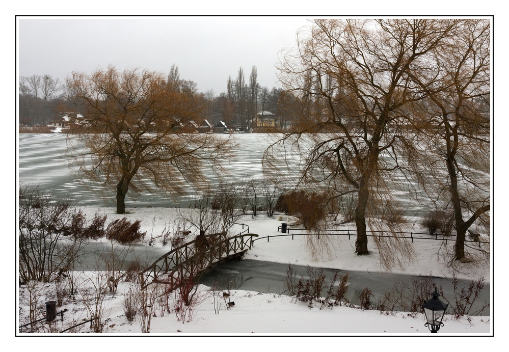 Kälte Wind und Schnee