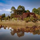 Kaeng Ahong the navel of Mekong river