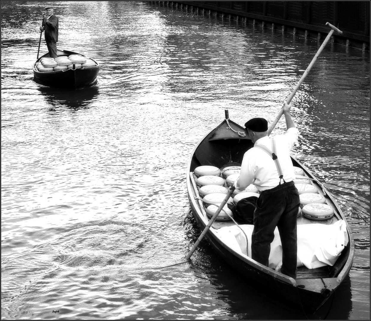 Käse-Boote in Alkmaar