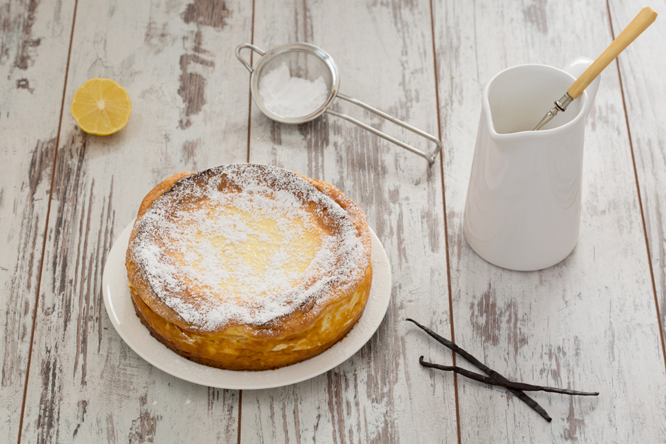 Käsekuchen ohne Boden 