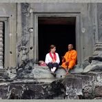 Käseweiss and coffeebrown............West meets East at Angkor Wat