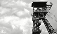 Kätzchen im  Förderturm