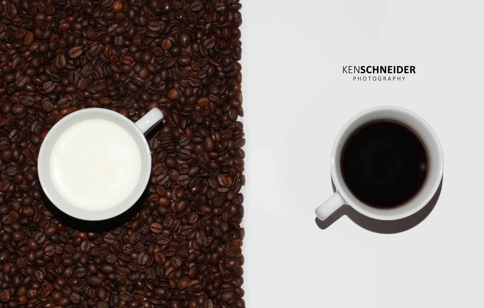 Kaffe und Milch