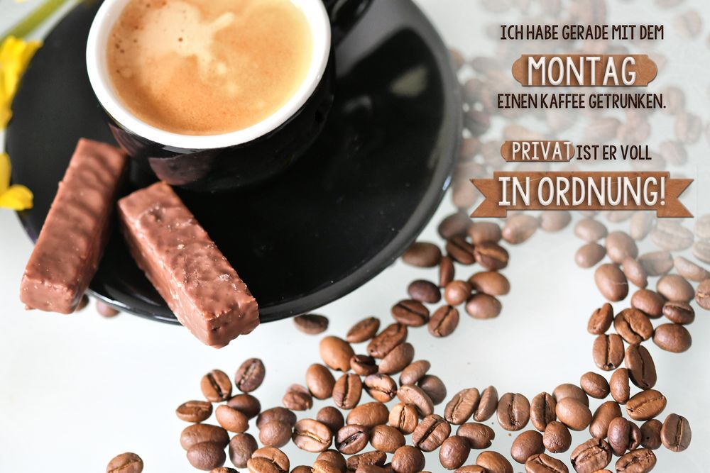 Kaffee am Montag Foto & Bild kaffee, spruch, montag Bilder auf