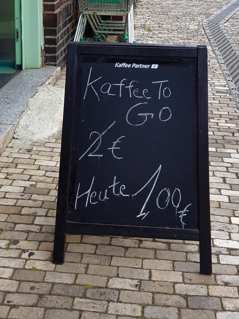 Kaffee aus Togo heute nur 1 Euro