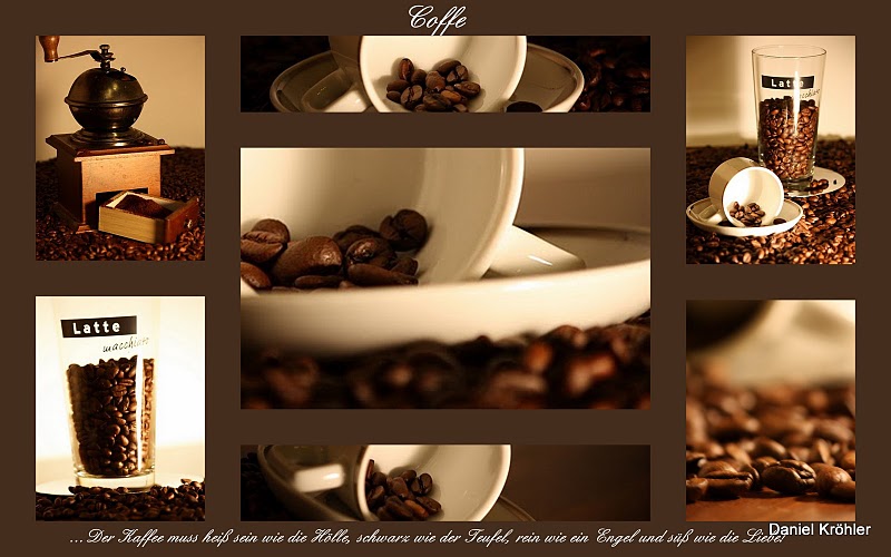 Kaffee-Collage