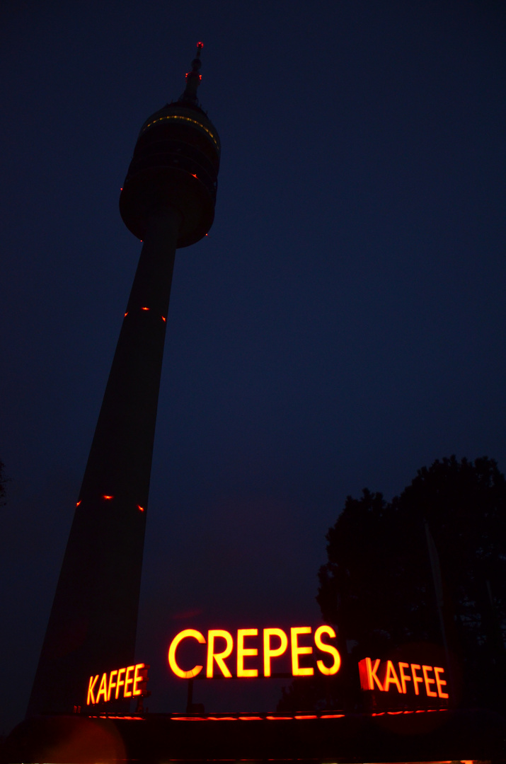 Kaffee, Crepes am Olympiaturm