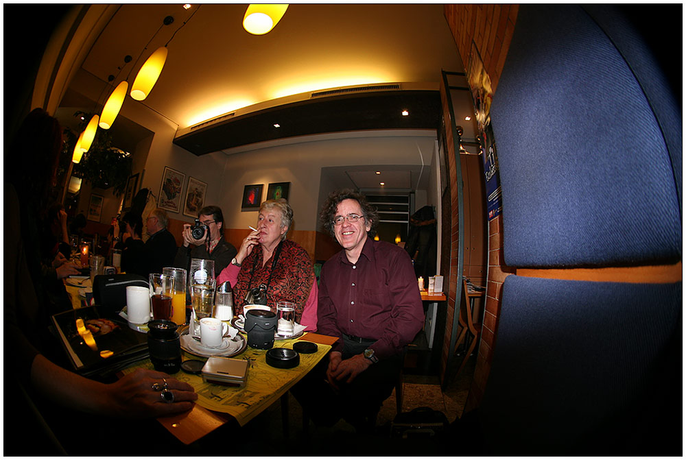 kaffee und kamera mit dem fisheye - usertreffen in graz...