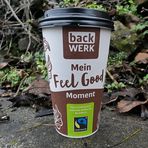 Kaffeebecher: „Mein Feel Good Moment“ – fehlgeschlagen