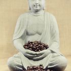 Kaffeebohnen Buddha