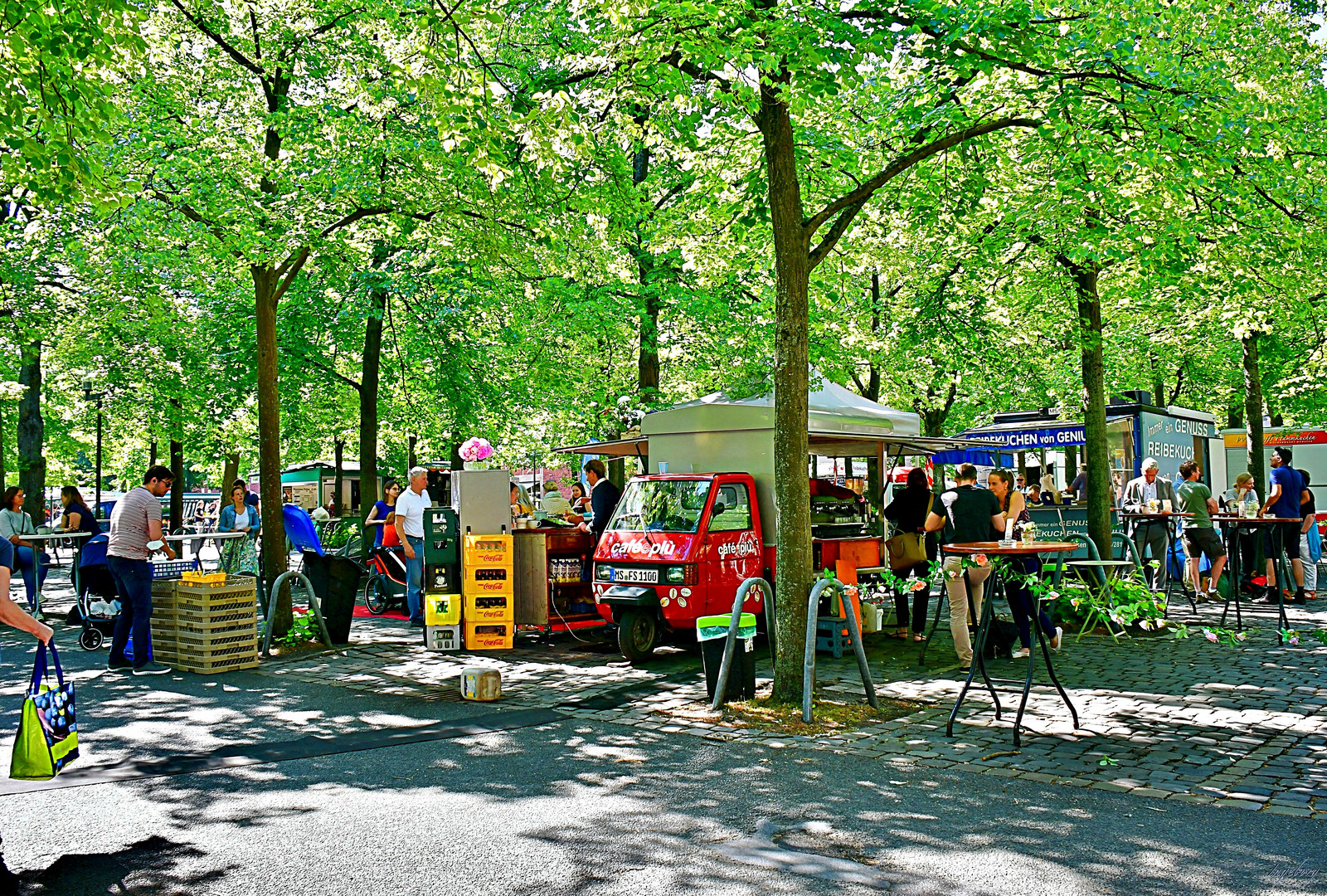 Kaffeepause auf dem Domplatz