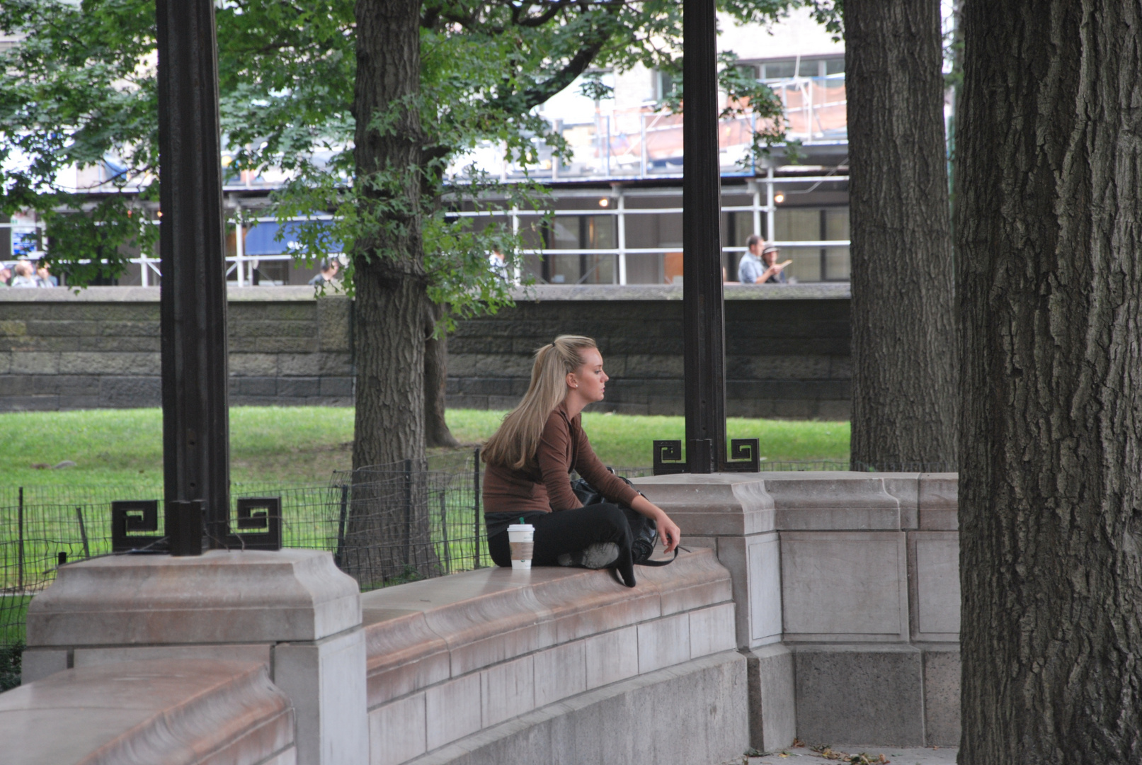 Kaffeepause im Central Park NYC