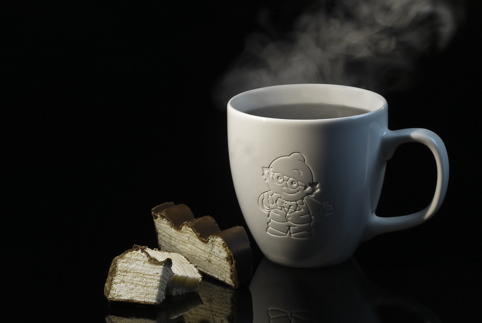 Kaffeepause mit Baumkuchen