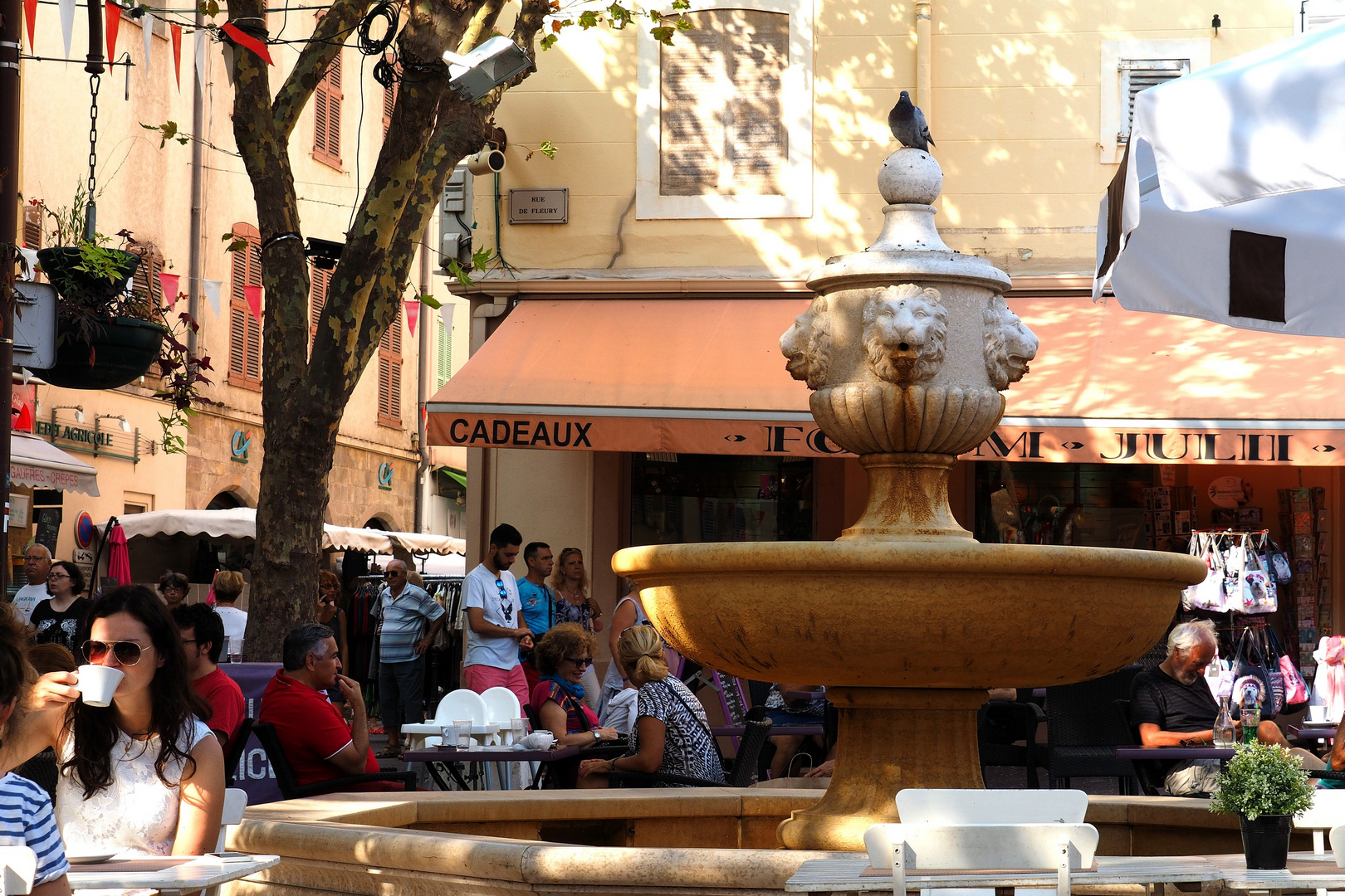 Kaffeetrinken in Frejus