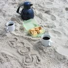 Kaffeezeit am Strand