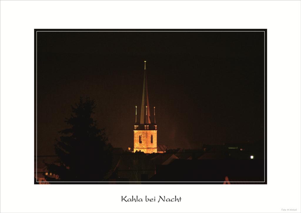 Kahla bei Nacht