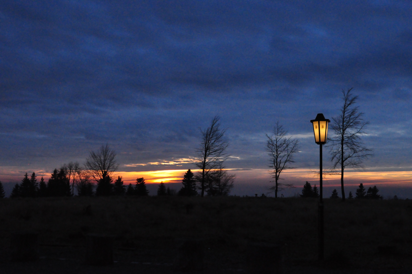 Kahler Asten Sonnenuntergang