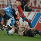 Kahn am Tor mit Frings - 1.FC Nürnberg