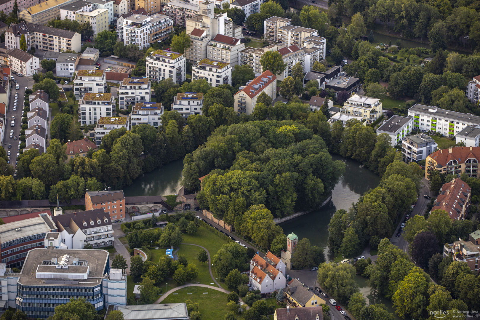 Kahnfahrt aus der Luft