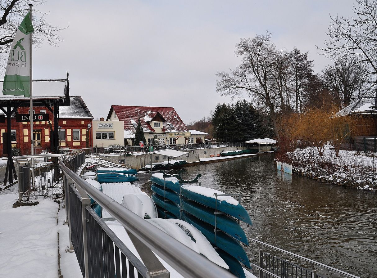 Kahnhafen im Winter