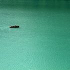 Kahnpartie auf dem Pragser Wildsee