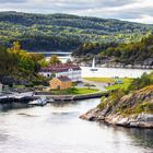 Kaholmen Inseln im Oslofjord Norwegen.