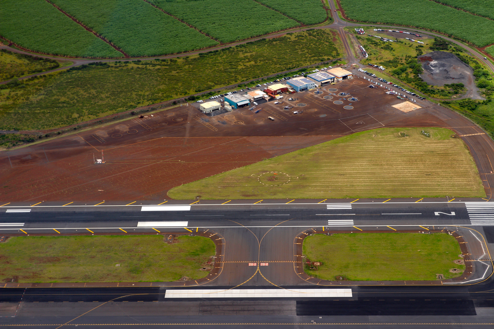 Kahului Airport aus der Luft