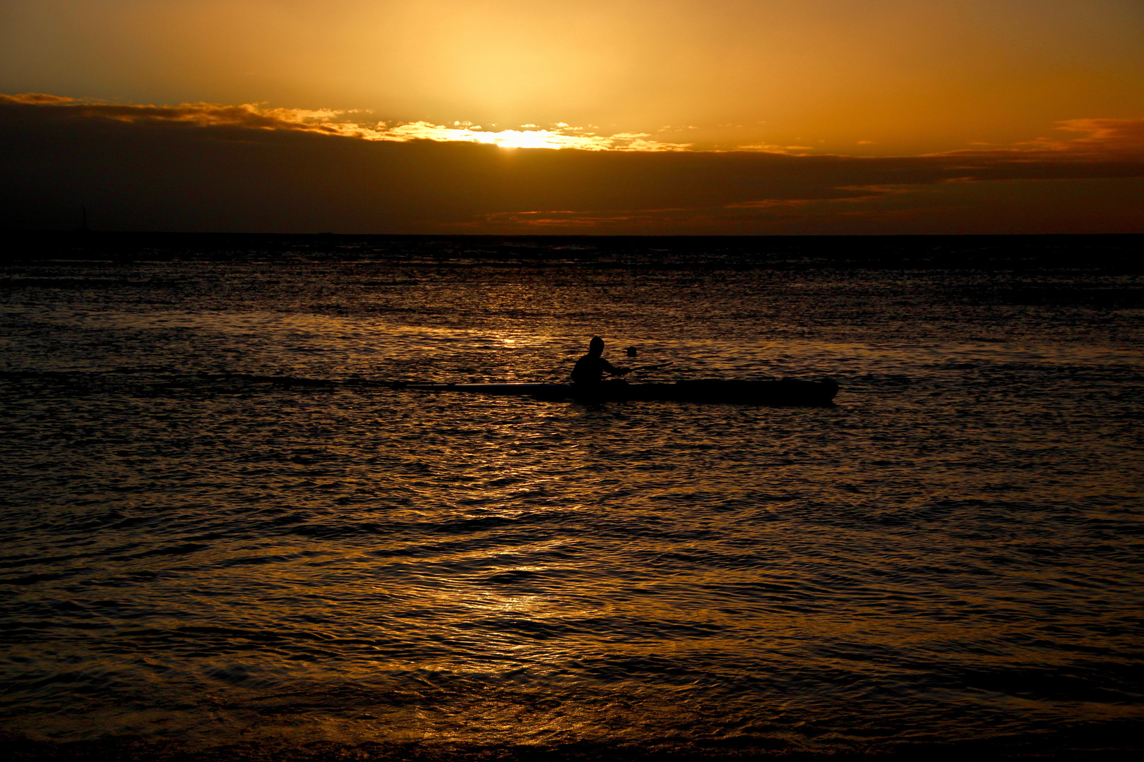 Kaimana Beach sunset