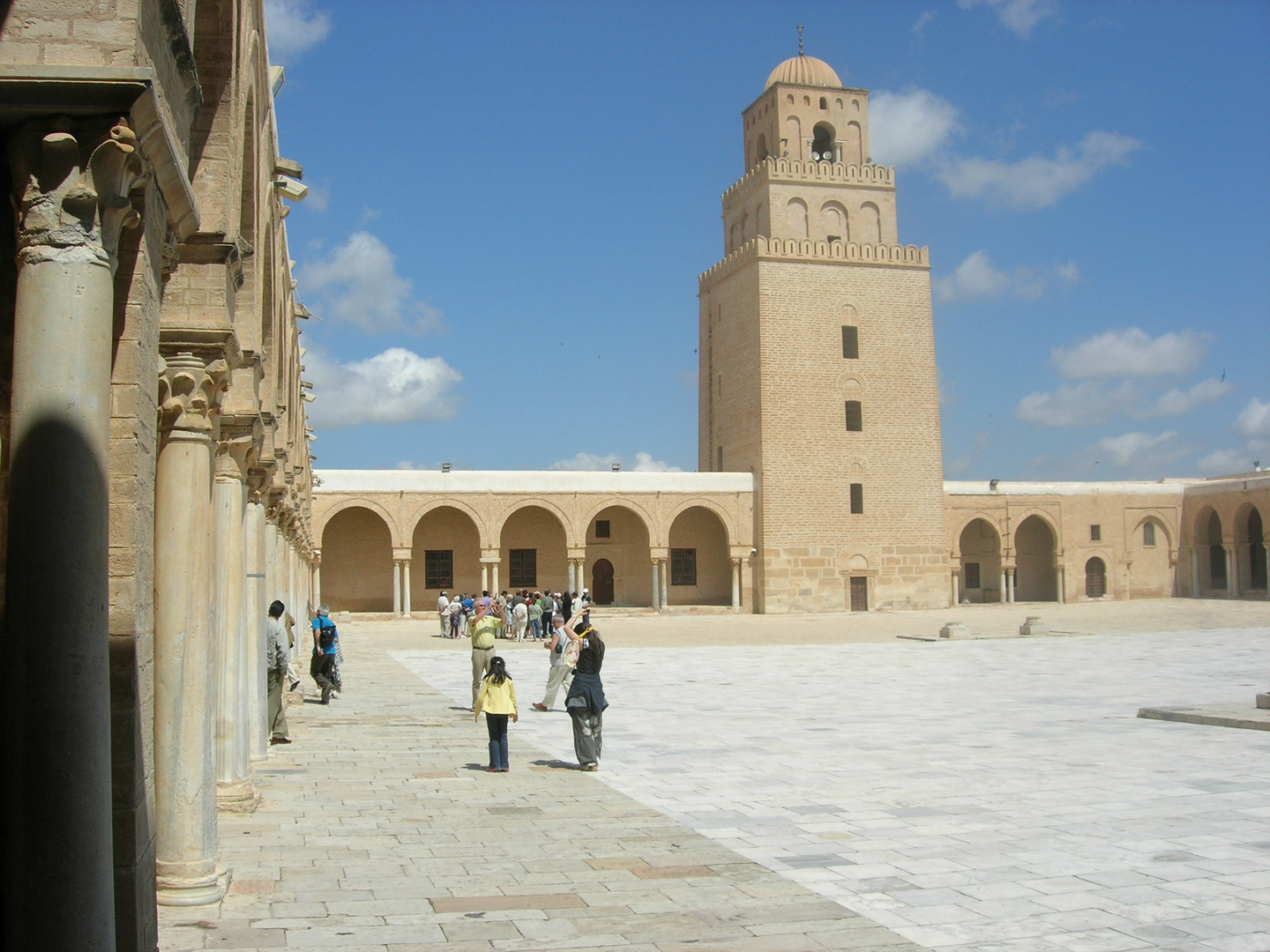 Kairouan, La grande mosquée, cour intérieure