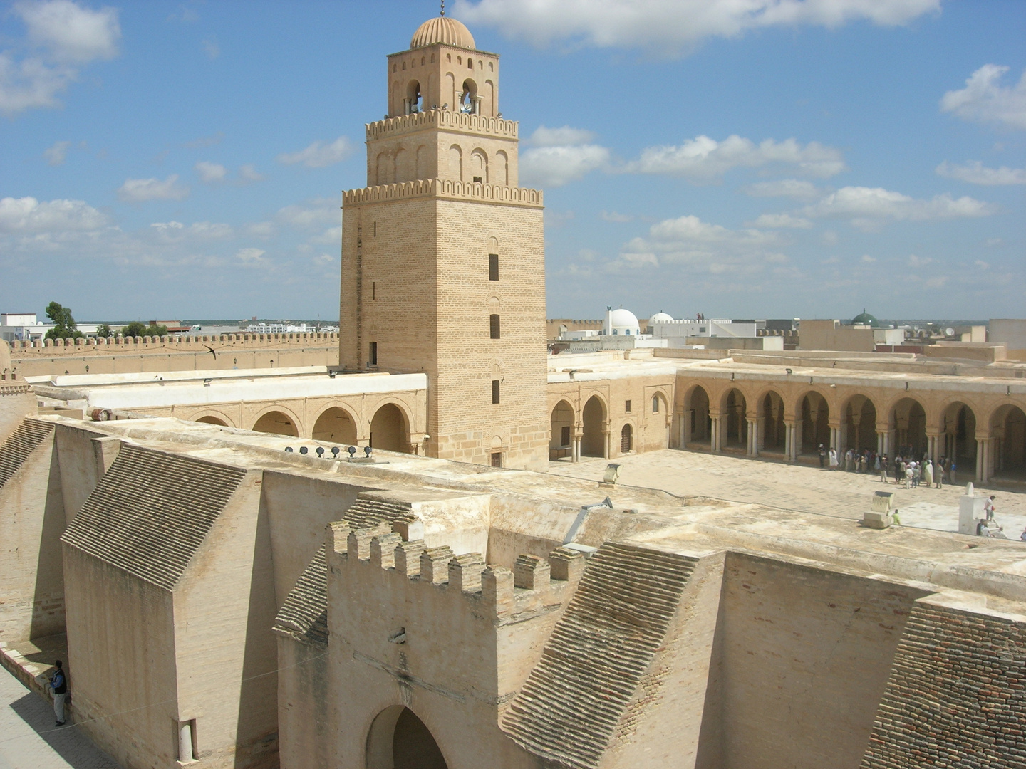 Kairouan, La grande mosquée, vue générale