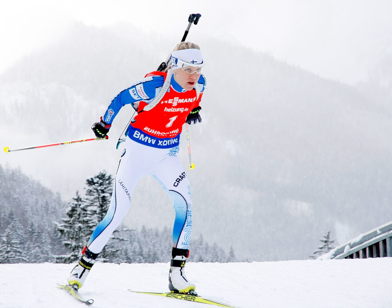 Kaisa Mäkäräinen - Biathlon Verfolgung - Ruhpolding 2017