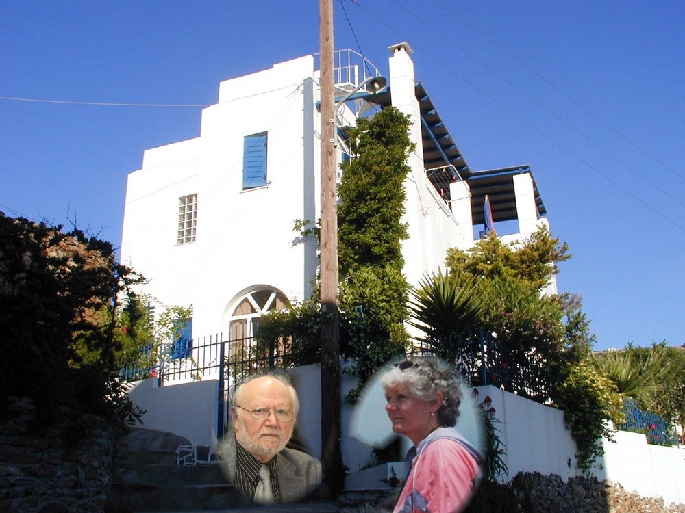 Kaiser von Stahleck, jetzt als Pensionär mit Partnerin auf der Insel Paros.